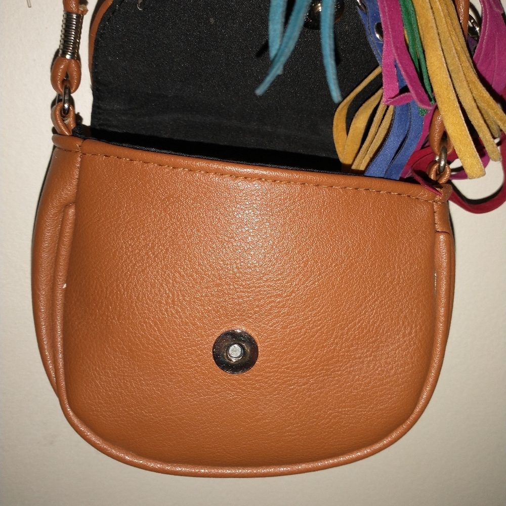Mini cross body fringe bag. New. - Picture 3 of 5